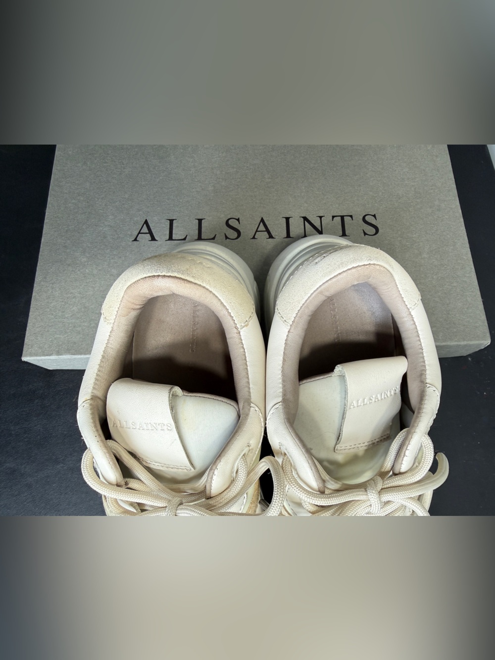 AllSaints VERGE RUNNER Leather Shoe - Picture 12 of 16